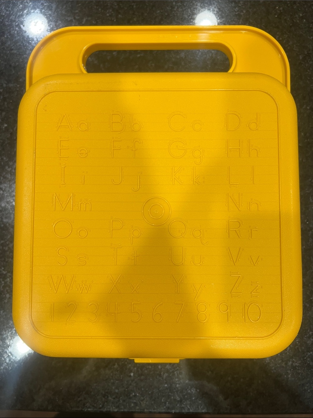 Tupperware Vintage carrying case with stencils